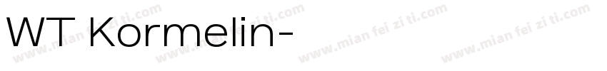 WT Kormelin字体转换
